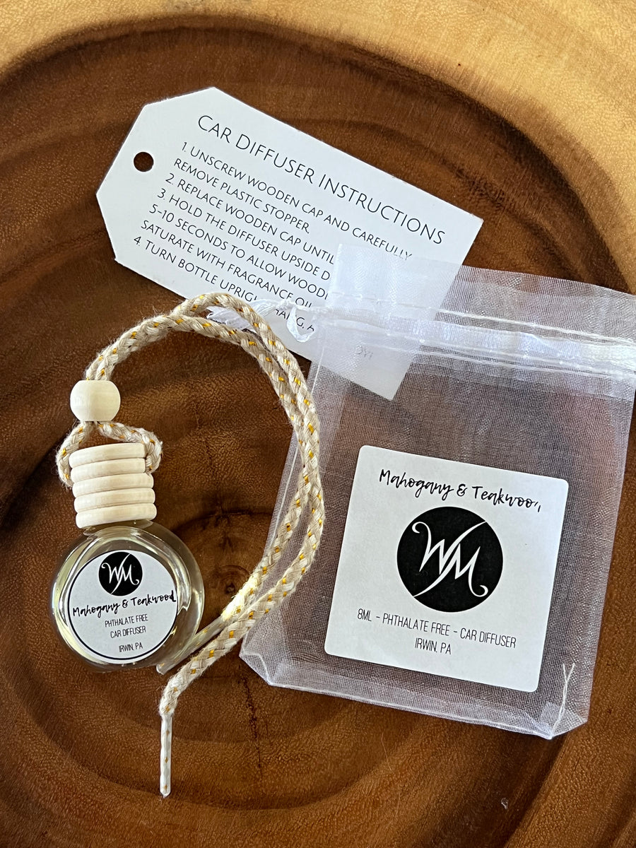 Hanging Car Diffuser 8 ml The Wax Mill