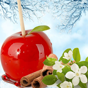 Wintery Candle Apple